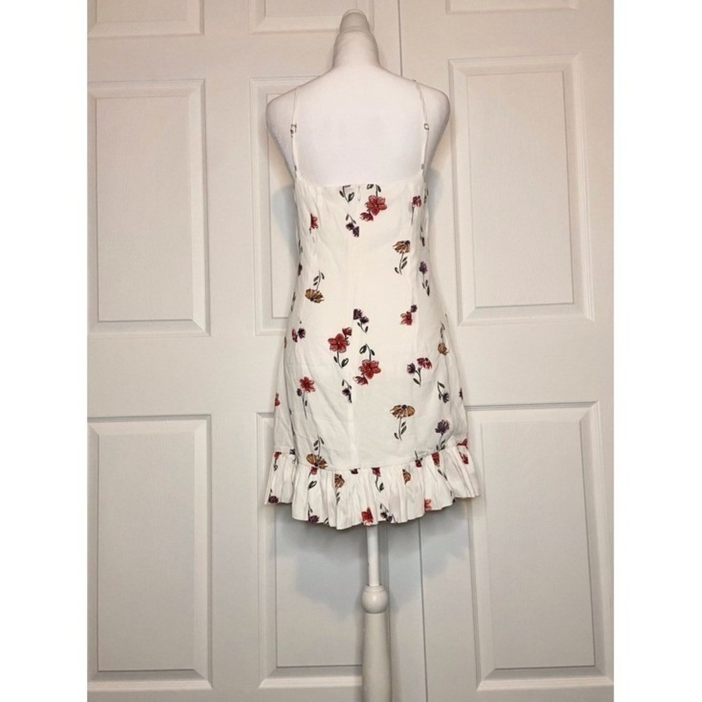 White Floral Slip Dress Soft Girl Fall Transition